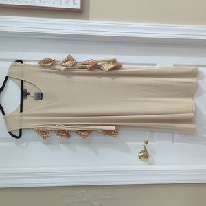 NWT SLINKY BRAND OPEN SLEEVE SEQUIN DRESS SZ 2X